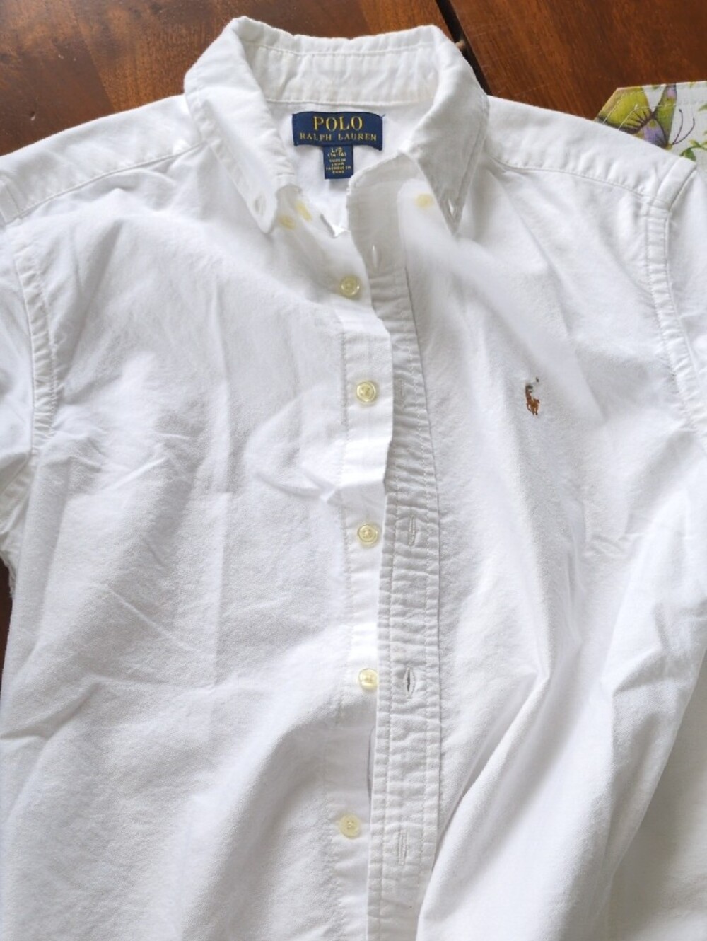 Polo Ralph Lauren White Button-Down Shirt - Picture 2 of 4